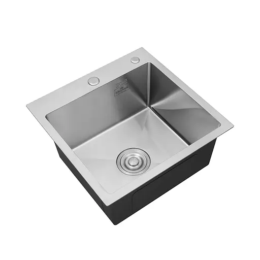 Кухонная мойка Kroner KRP Gebürstet - 4545HM (3.0/1.0 мм) CV033855, Нержавеющая сталь - фото 3