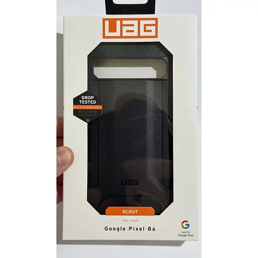 Оригінальний протиударний чохол UAG Scout для Google Pixel 8a (6.1") Black (614450114040) - фото 4