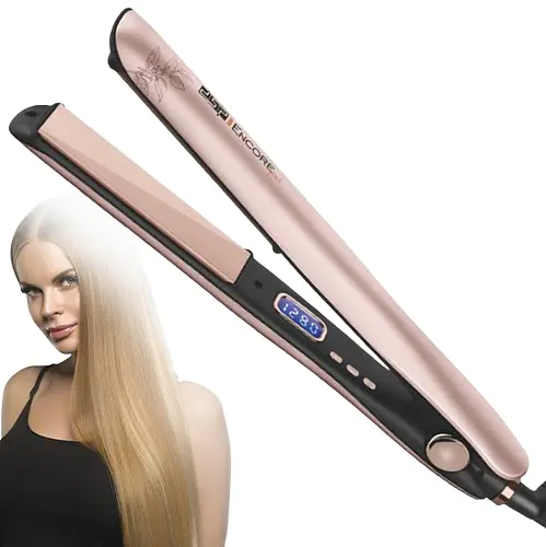 Випрямляч для волосся DSP 10808 для гладкої зачіски та прикореневого об'єму Бежевий - фото 2