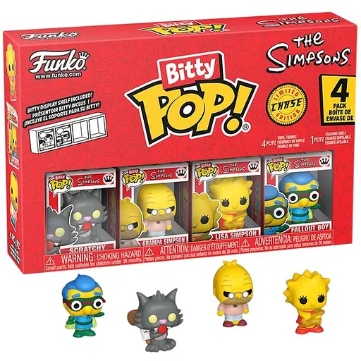 Набор игровых фигурок Funko Bitty Pop! Симпсоны Царапка (85710) - фото 1