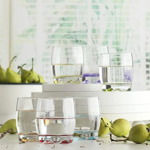 Набір склянок із 6 шт для шампанського lav Stemless Glass - Кольорові келихи для пиття, коктейлів, води - Кришталеві скляні келихи - фото 5