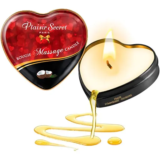 Масажна свічка Plaisir Secret кокос, 35 мл - фото 2