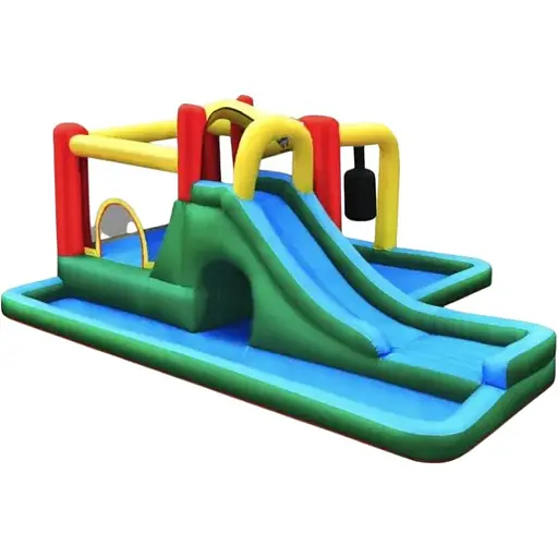 Надувная водная горка батут Costway Sani с водяными пистолетами (без вентилятора)