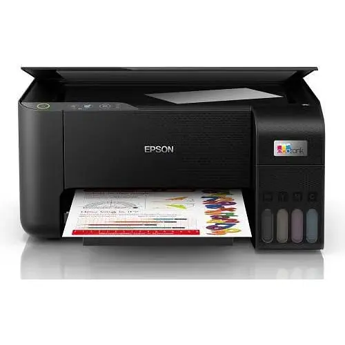 БФП струменевий кольоровий A4 Epson L3200, чорний, 5760х1440 dpi, до 33/15 стор/хв, USB, вбудована СБПЧ, чорнила Epson 103 - фото 1