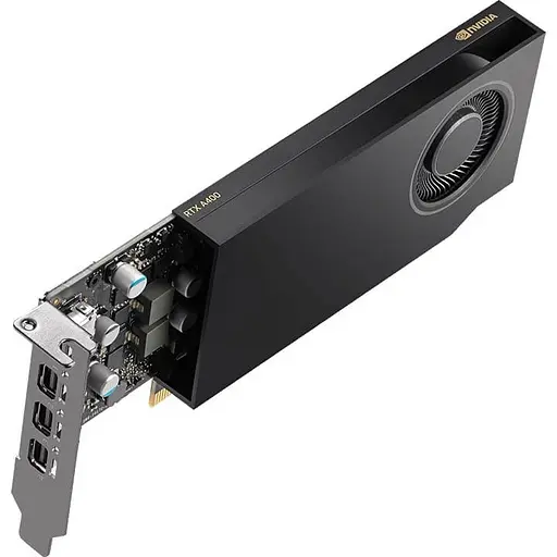 Видеокарта PNY RTX A400 4GB PRO 64B (VCNRTXA400-SB) (GDDR6, 64 bit, PCI-E v4.0 x8) - фото 7