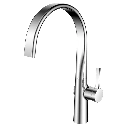 Смеситель для кухни TOPAZ MODERNO TMD-33203S-H78A поворотный из латуни для удобного использования с аэратором