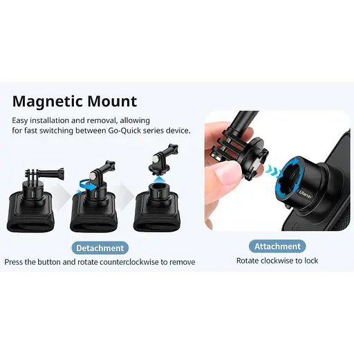 Крепление для экшн-камеры Ulanzi CO62 C064GBB1 (133390) - фото 11