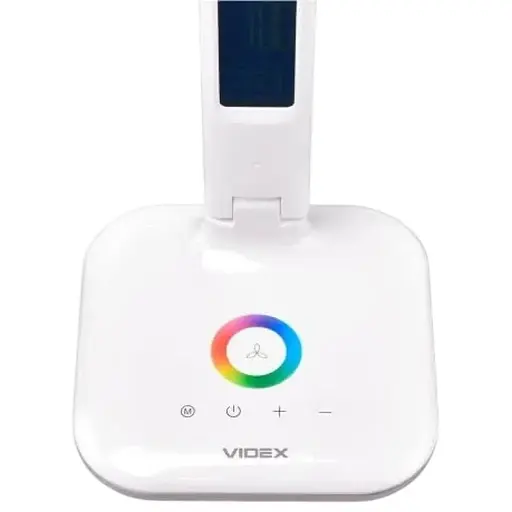 Настольная лампа LED Videx TF05W-RGB White 7 Вт 3000K/4100K/5500K 300 лм сенсорное управление LCD дисплей (VL-TF05W-RGB)  - фото 5