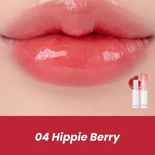 Глянцевий бальзам для губ Glasting Melting Balm 04 Hippie Berry Rom&nd 3,5 г - фото 2