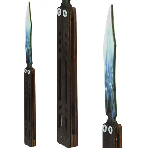 Сувенірний ніж-метелик "DRAGON GLASS" SO2BAL-D Сувенір-декор (4820242991180) - фото 6