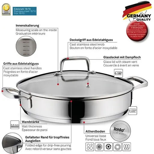 Сотейник Kela Flavoria 28 см (11568) - фото 2