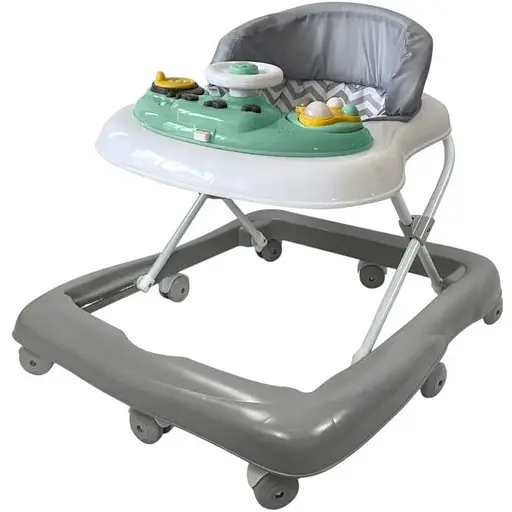 Ходунки El Camino ME 1185 Rider Grey із силіконовими колесами та стопорами