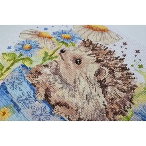 Набор для вышивки крестиком "Малый разведчик" AH-220 с пяльцами. - фото 3