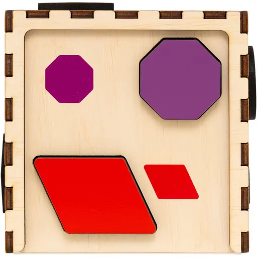 Кубик-сортер GoodPlay Кольорова фігурка (CUB-4-002) - фото 8