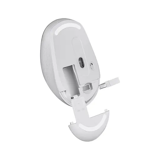 Мишка Defender Auris MB-027 Silent Wireless White (52028) - фото 4