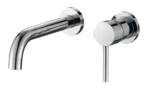 Смеситель для раковины VBI Milano Long chrome скрытого монтажа VBI-050103CH Хром - фото 1