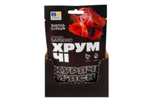 Чипсы Знатна Курка ХрумЧІ из мяса цыплят-бройлеров сушеные барбекю 80 г - фото 5