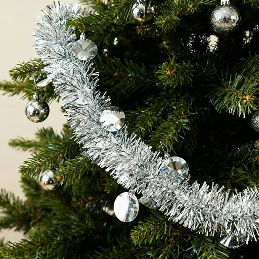 Мішура новорічна Yiwu з кругляшками 200 см в асортименті (820661) - фото 3