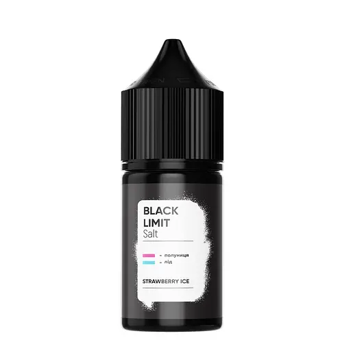 Набор компонентов для самозамеса солевой заправки Black Limit 30 мл Strawberry Ice, клубника лёд 0-65 мг (18277) - фото 2