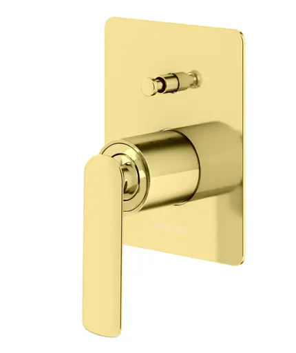 Душова система прихованного монтажу Kohlman Experience Gold + Box прихованого монтажу QW210EGDQ30, Золотий - фото 9