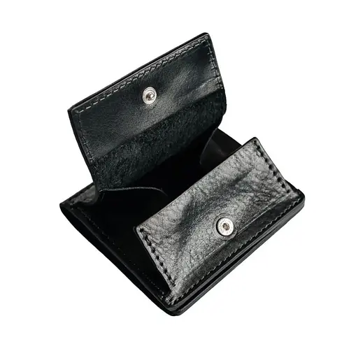 Мужской кожаный кошелек Grande Pelle 10х10х2 см acs0029275 - фото 3