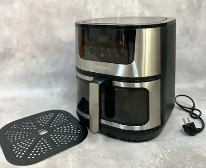 Аерофритюрниця сенсорна Gold Diamond TK-003010 8 л безмасляна повітряна 4000 Вт Чорний - фото 4