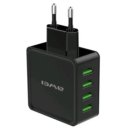 Зарядное устройство на 4 Usb порта блок питания Awei C-842 - фото 1