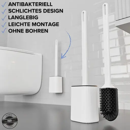 Туалетная щетка R&B German Label из силиконовая - фото 5