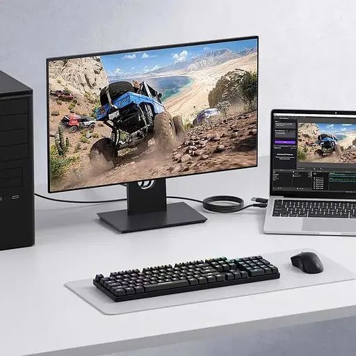 Зовнішня карта відеозахоплювача кабель Xiaomi Hagibis HDMI на USB/Type-C 1080P 60fps 100W PD (UHC10) - фото 7