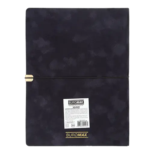 Ежедневник датированный Buromax Velour 2026 A4 искусственная кожа черный (BM.2771-01) - фото 3