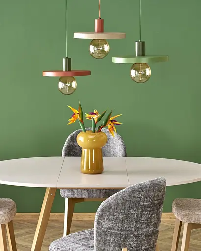 Підвісний світильник, люстра TK Lighting 10761 Sila E27 1x15W IP20 зелений - фото 3