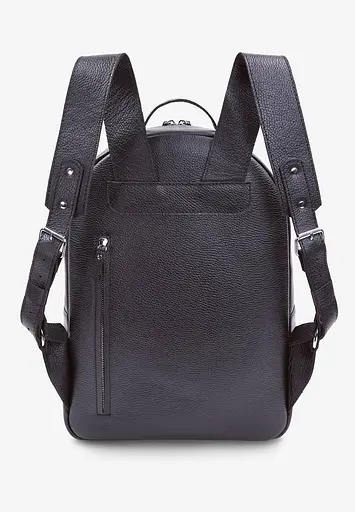 Кожаный рюкзак Groove L темно-синий флотар - фото 4