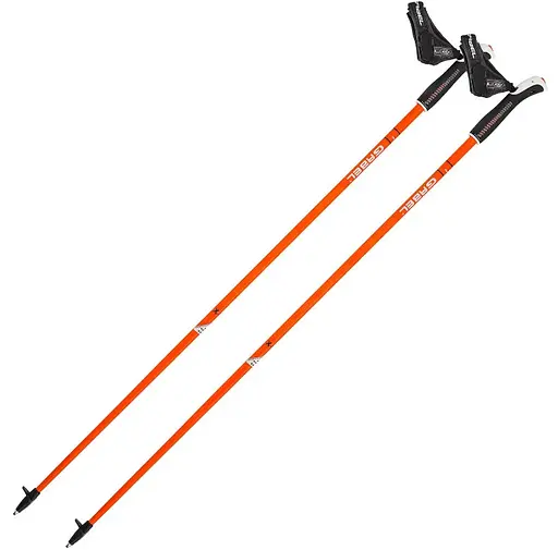 Палиці для скандинавської ходьби Gabel X-1.35 Red/Orange 105 (7009361141050) (DAS302707) - фото 1