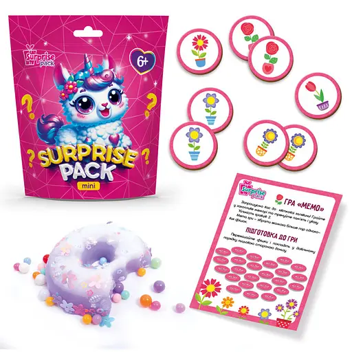 Ігровий набір-сюрприз "Surprise Pack Mini 2" Vladi Toys VT8040-02 настільна гра та сквіш - фото 2