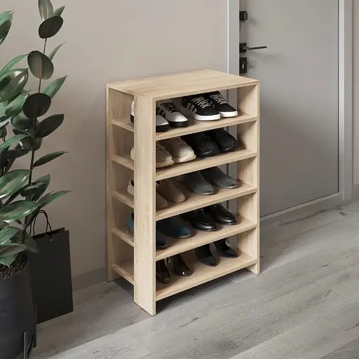 Тумба для взуття VAYS взуттєва полиця M-36 дуб сонома