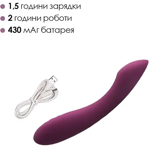 Вібратор для точки G Svakom Amy 2 Violet з інтелектуальним режимом стимуляції - фото 5