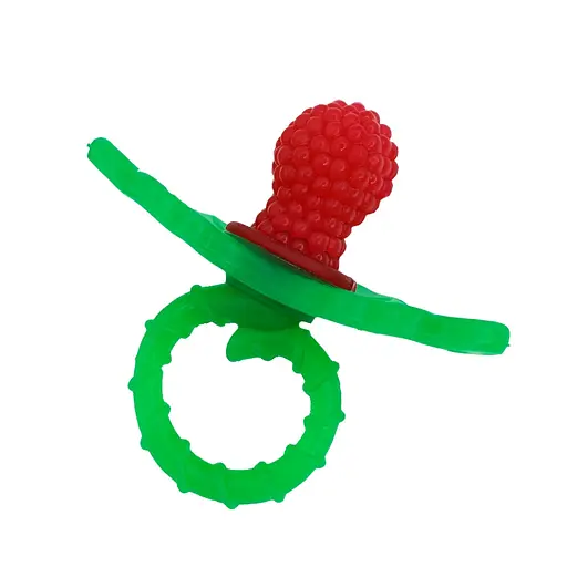 Пустушка-прорізувач "Ягідка" MGZ-0419 (Red) текстурна - фото 2