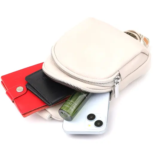 Сумка-слинг Vintage из натуральной кожи для женщин 15х21.5х6.5 см sum0027595 - фото 7