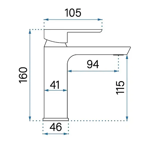 Змішувач для умивальника Rea Argus brushed gold низький REA-B6410 Золотий - фото 6