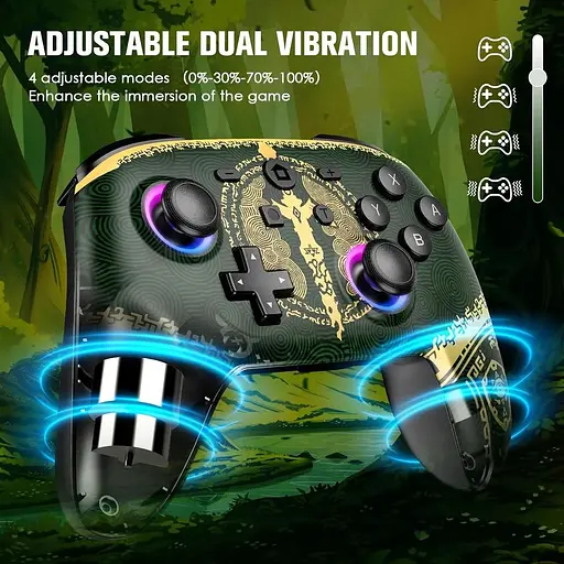 Джойстик Switch Pro Controller совместим с Nintendo Switch/Switch Lite/Switch OLED, 7 цветов - фото 4