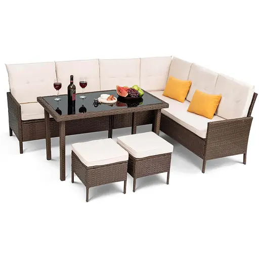 Садові меблі Di Volio Venice коричневі - фото 2