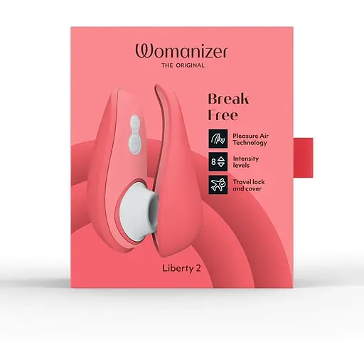 Вакуумний стимулятор Womanizer Liberty 2 Vibrant Rose - фото 10