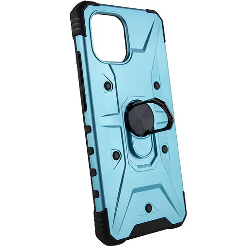 Ударостійкий чохол Pathfinder Ring для Xiaomi Redmi A1 / A2 Блакитний / Light Blue - фото 2