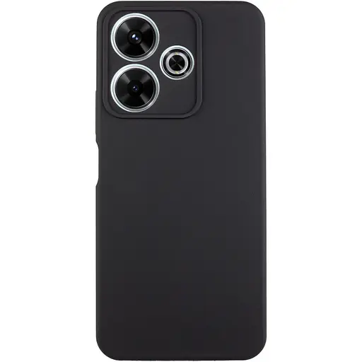 Чохол Lakshmi Silicone Cover Full Camera AA для Xiaomi Redmi 13 4G/Poco M6 4G Чорний/Black
