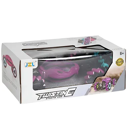 Машина на радиоуправлении 3788-1-02 трюковая, управление браслет и пульт, музыка, свет, пульт 2.4GHz, аккумулятор 3.7V, синий - фото 2