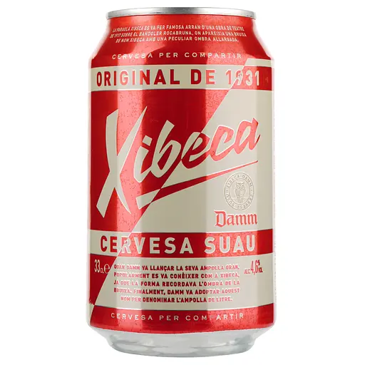 Уценка. Пиво Xibeca, светлое, фильтрованное, 4,3%, ж/б, 0,33 л (787864)