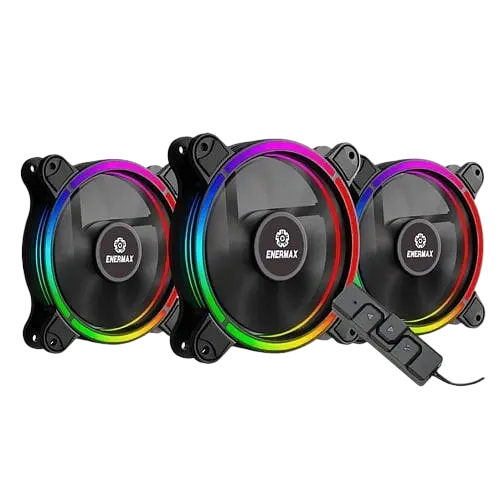 Вентилятор ENERMAX T.B.RGB A.D. RGB Black (3 PACK) (UCTBRGBA12P-BP3)