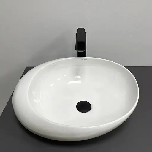 Умивальник VBI Riccia білий накладний VBI-017200, Білий - фото 1