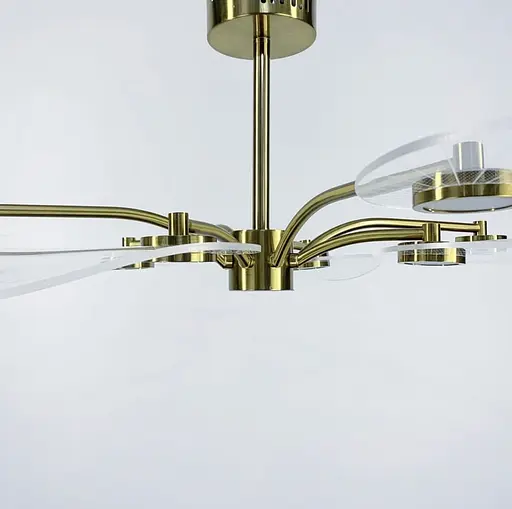 Стельова люстра з пелюстками з прозорого акрилу | Арт. C 11-850 | Line F - фото 4