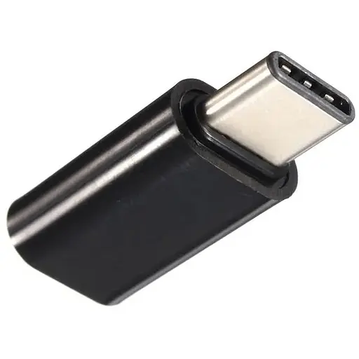 Переходник USB3.1 Type-C --> Micro USB (OTG) черный